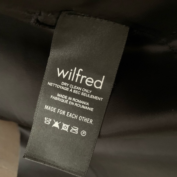 Aritzia Wilfred The New Only Tailored Coat in Grey/Black Wool Boucle Size Large - Picture 10 of 13